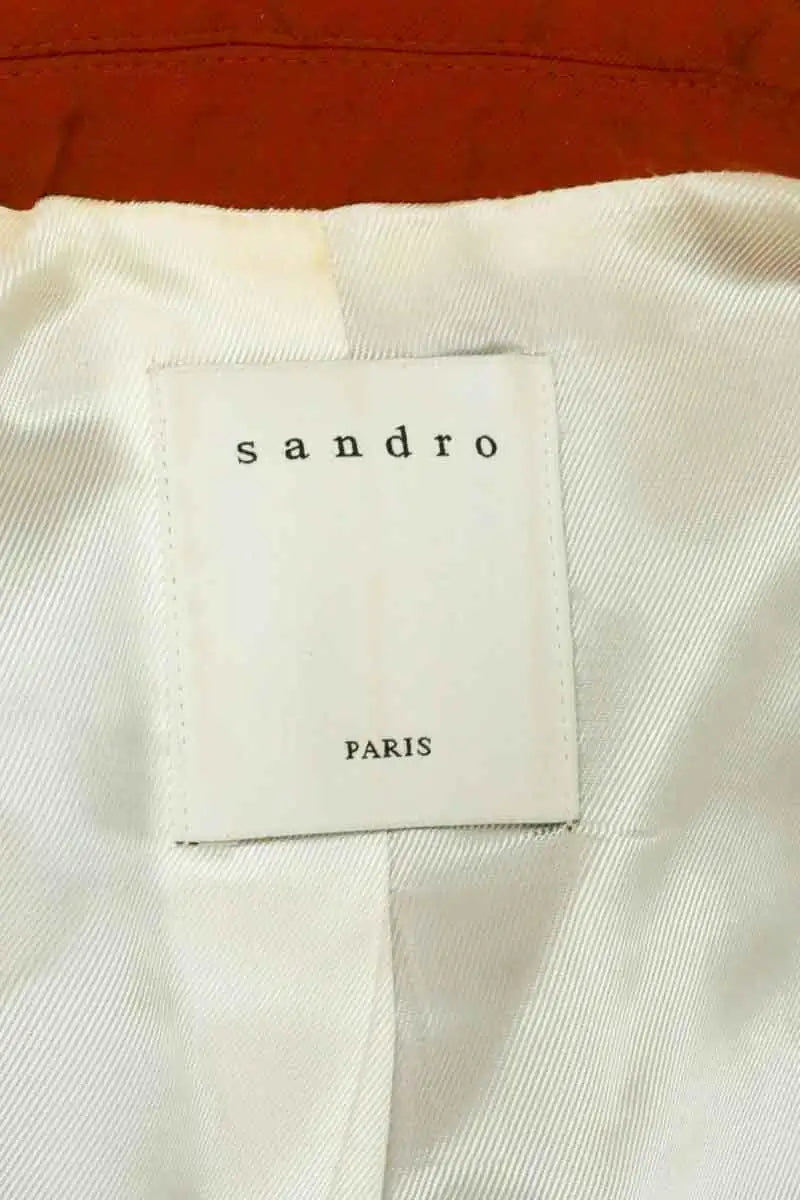 Blazer Sandro Rouge en Coton