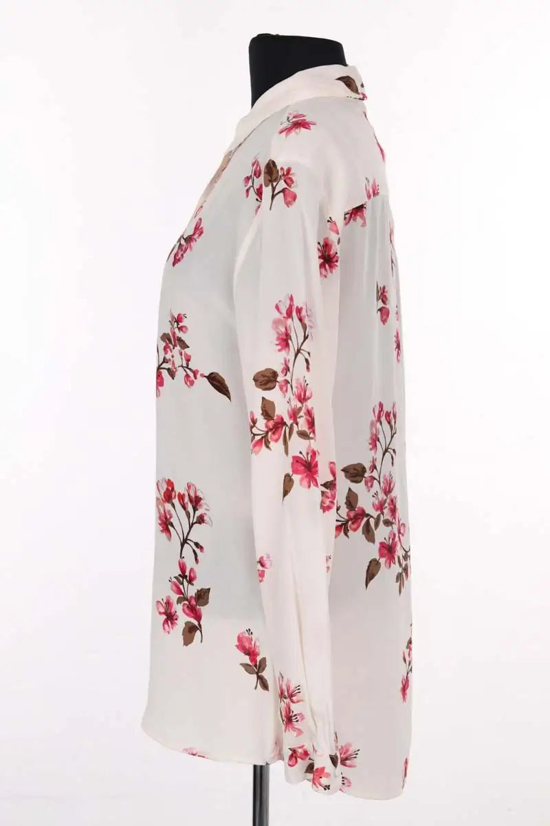 Chemise Sézane Ecru en Soie