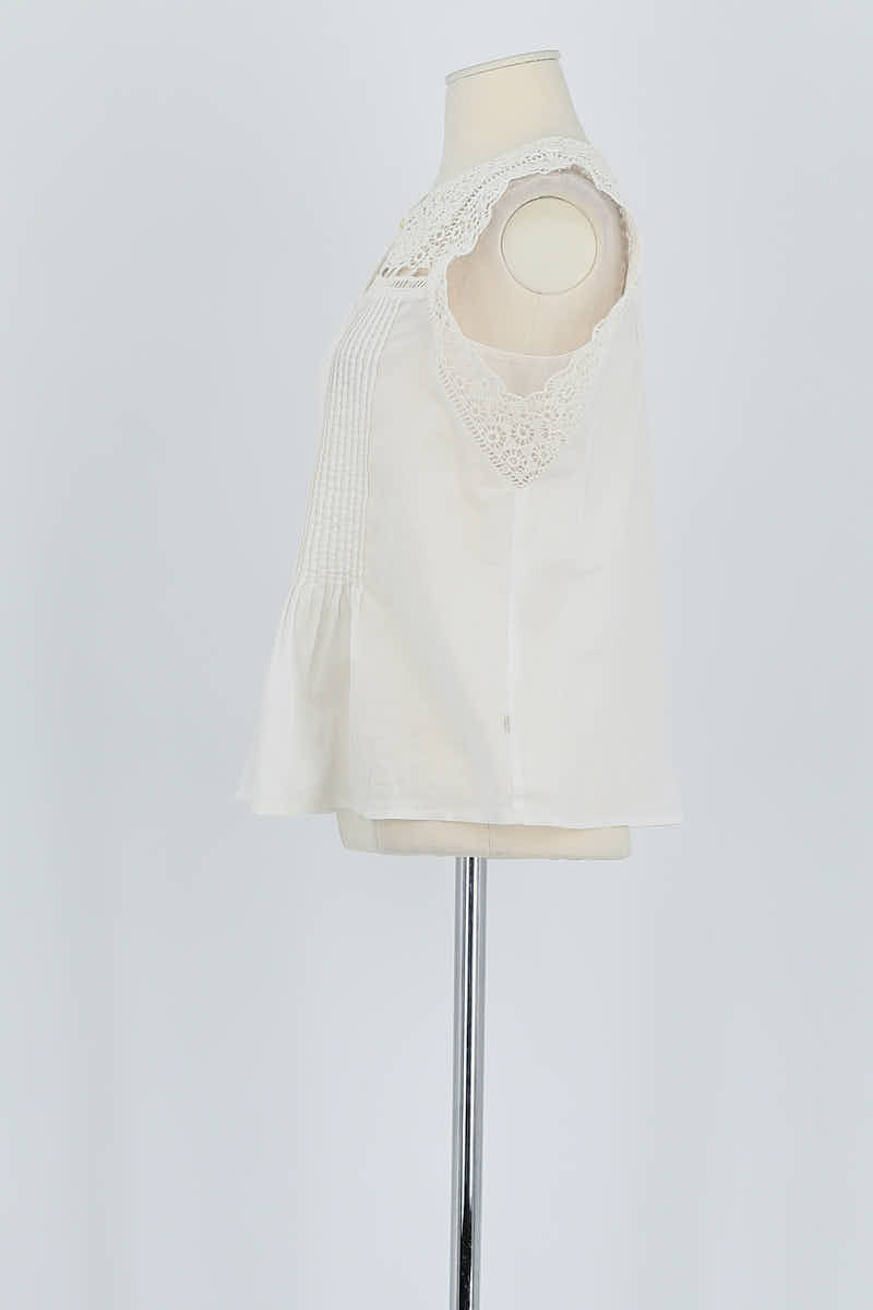 Top sans manche Levi's  Blanc
