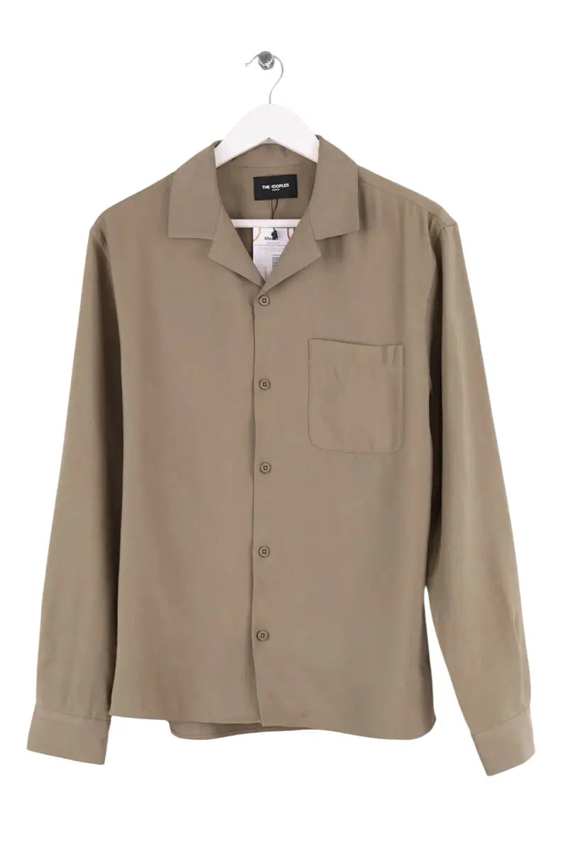 Chemise The Kooples Kaki en Viscose, taille S - Seconde Main