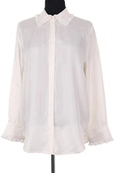 Chemise Sandro Beige en Soie, taille S - Seconde Main