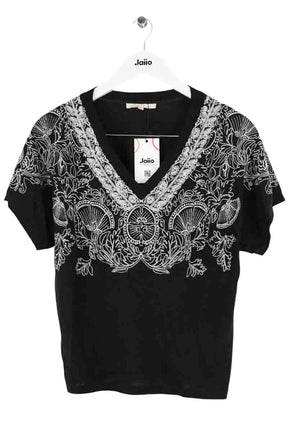 T-shirt Maje Noir en Coton, taille M - Seconde Main