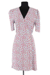 Robe Rouje Bleu en Viscose, taille M - Seconde Main