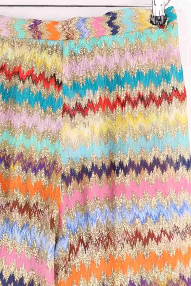 Pantalon droit Missoni Multicolore en Synthétique