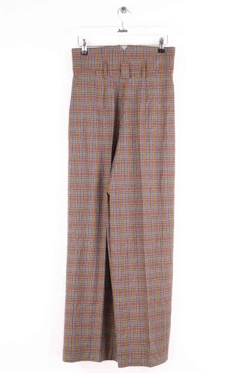 Pantalon large Tara Jarmon Marron en Laine
