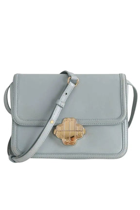 Sac à bandoulière Maje Turquoise en Cuir - Seconde Main