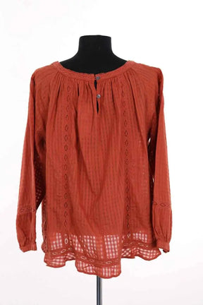 Blouse Soeur Orange en Coton