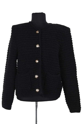 Gilet Ba&Sh Noir en Coton, taille L - Seconde Main