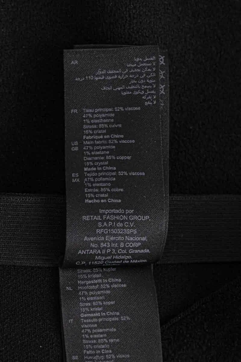Mini jupe Sandro Noir en Viscose