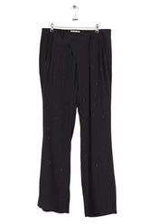 Pantalon droit Zadig & Voltaire Noir en Soie, taille L - Seconde Main