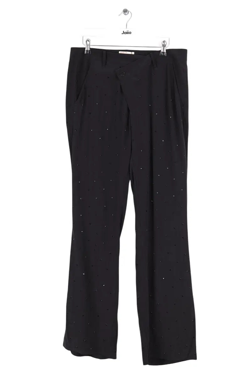 Pantalon droit Zadig & Voltaire Noir en Soie, taille L - Seconde Main