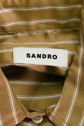 Chemise Sandro Camel en Synthétique
