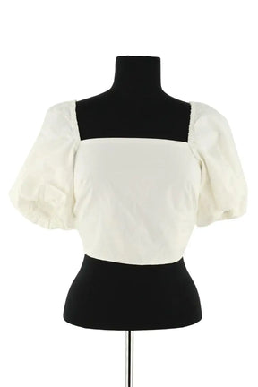 T-shirt Sézane Blanc en Coton, taille S - Seconde Main