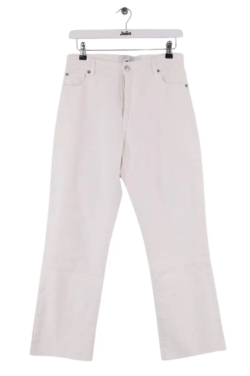Jean droit Iro Elyse Blanc en Coton, taille XS - Seconde Main