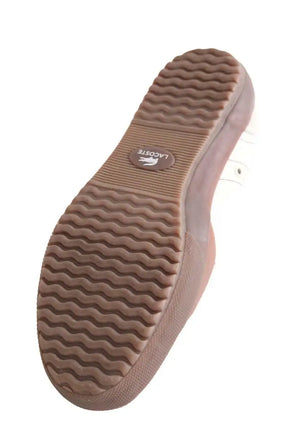 Baskets basses Lacoste Beige en Tissu