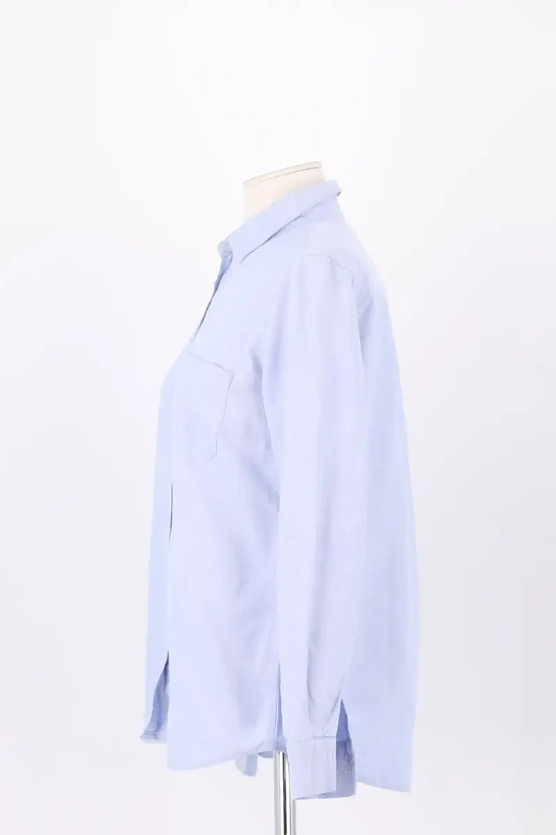 Chemise Sézane Bleu en Coton