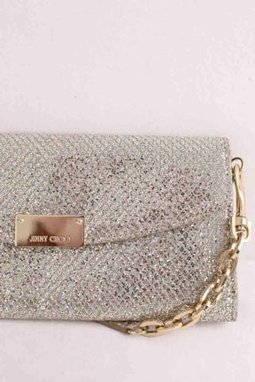Mini sac Jimmy Choo Doré en Paillettes