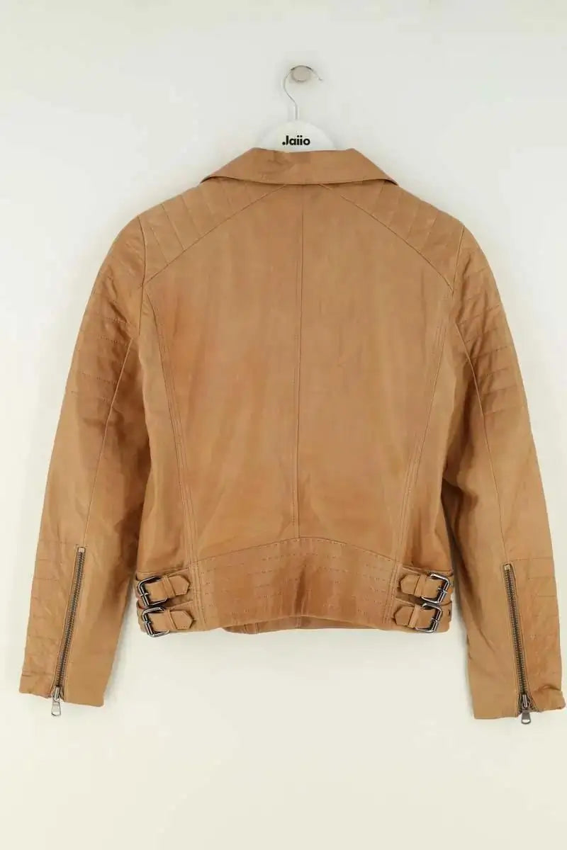 Veste Gerard Darel Beige en Cuir
