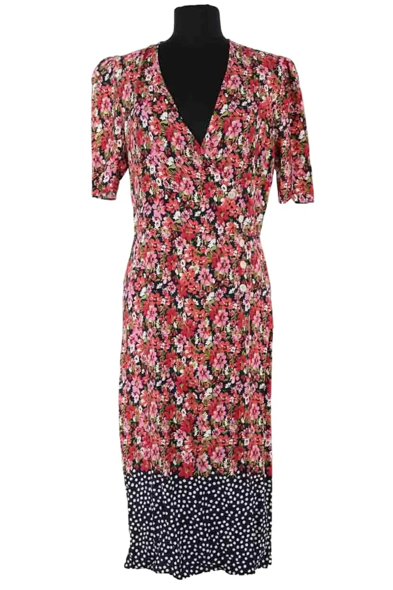 Robe Rouje Rouge en Viscose, taille M - Seconde Main