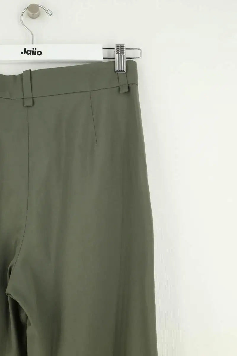 Pantalon Maje Kaki en Laine