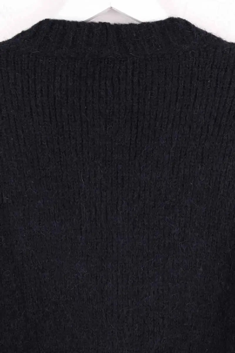 Cardigan APC Marine en Laine