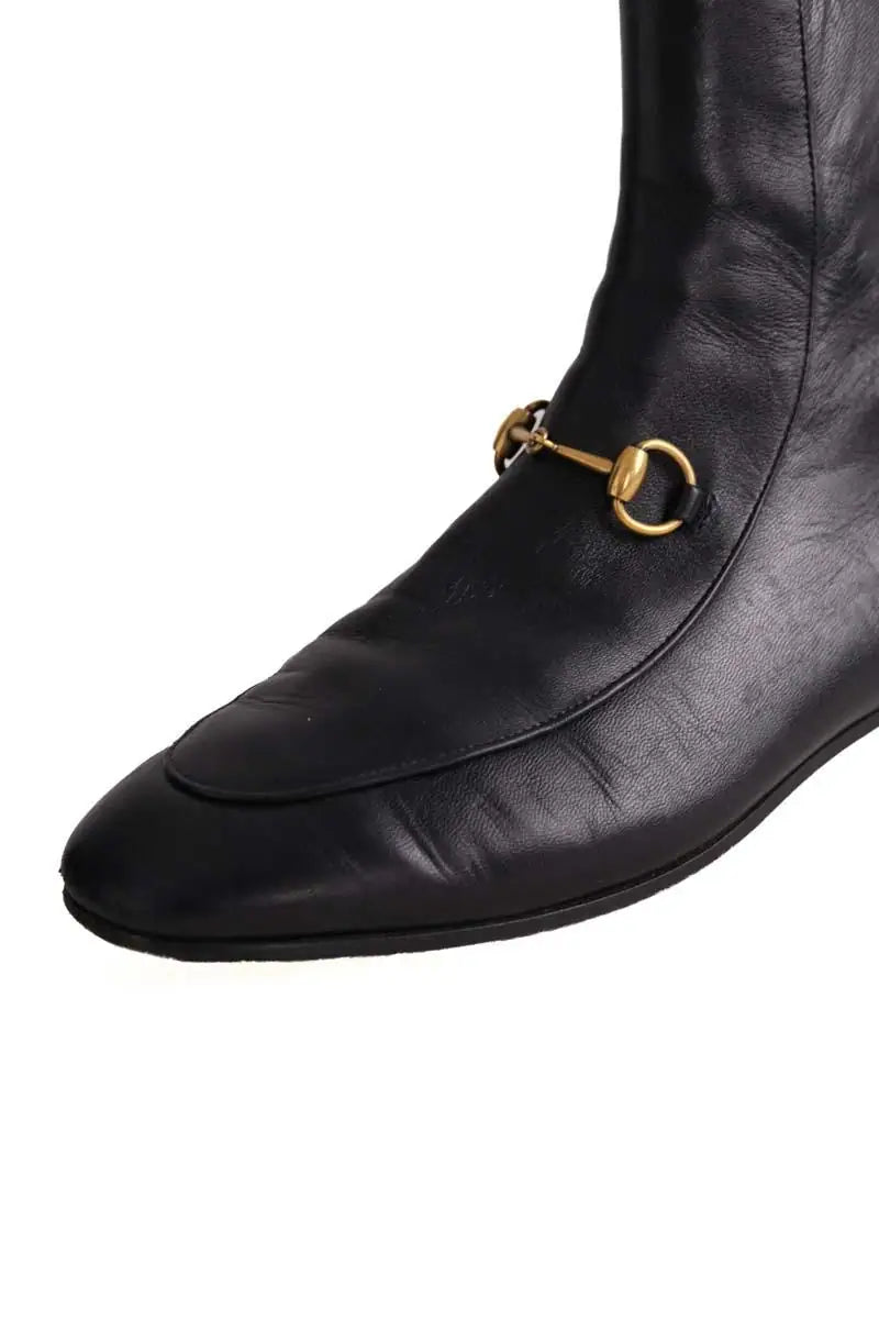 Boots Gucci Noir en Cuir