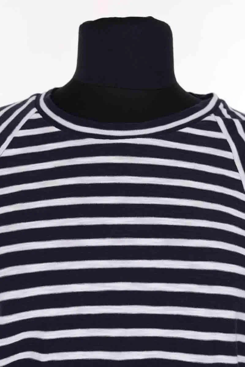 T-shirt Veronica Beard Marine en Coton
