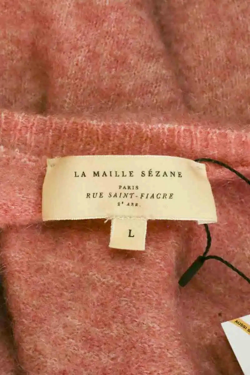 Pull Sézane Rose en Laine