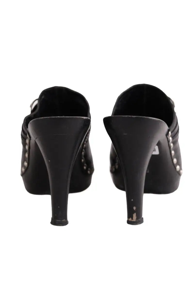 Talons Dior Noir en Cuir
