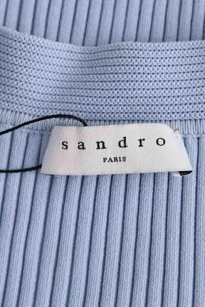 Pull Sandro Bleu en Viscose