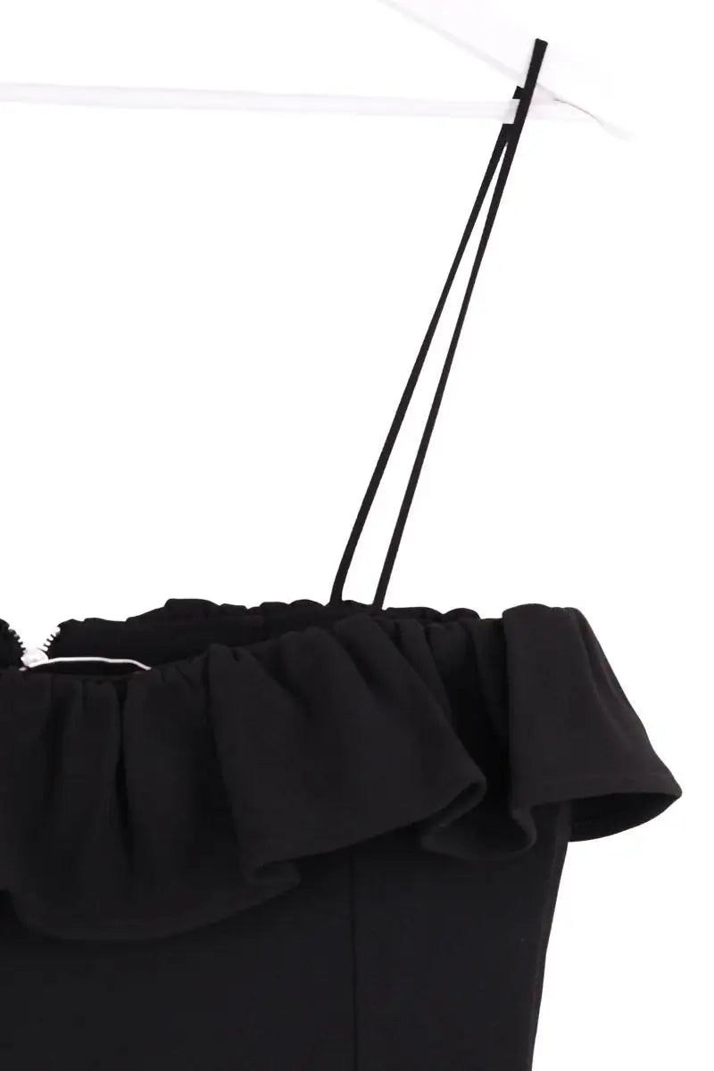 Robe Ganni Noir en Synthétique