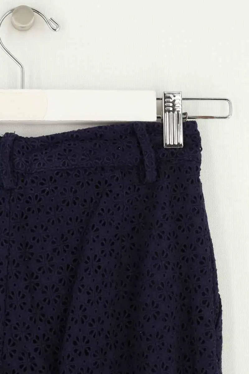 Pantalon droit Manoush Bleu en Coton