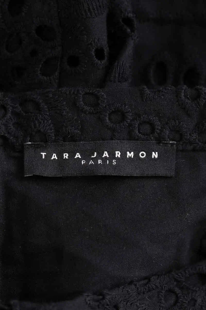 Pantalon Tara Jarmon Noir en Coton