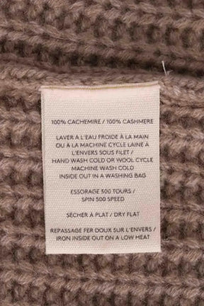 Robe Eric Bompard Beige en Cachemire