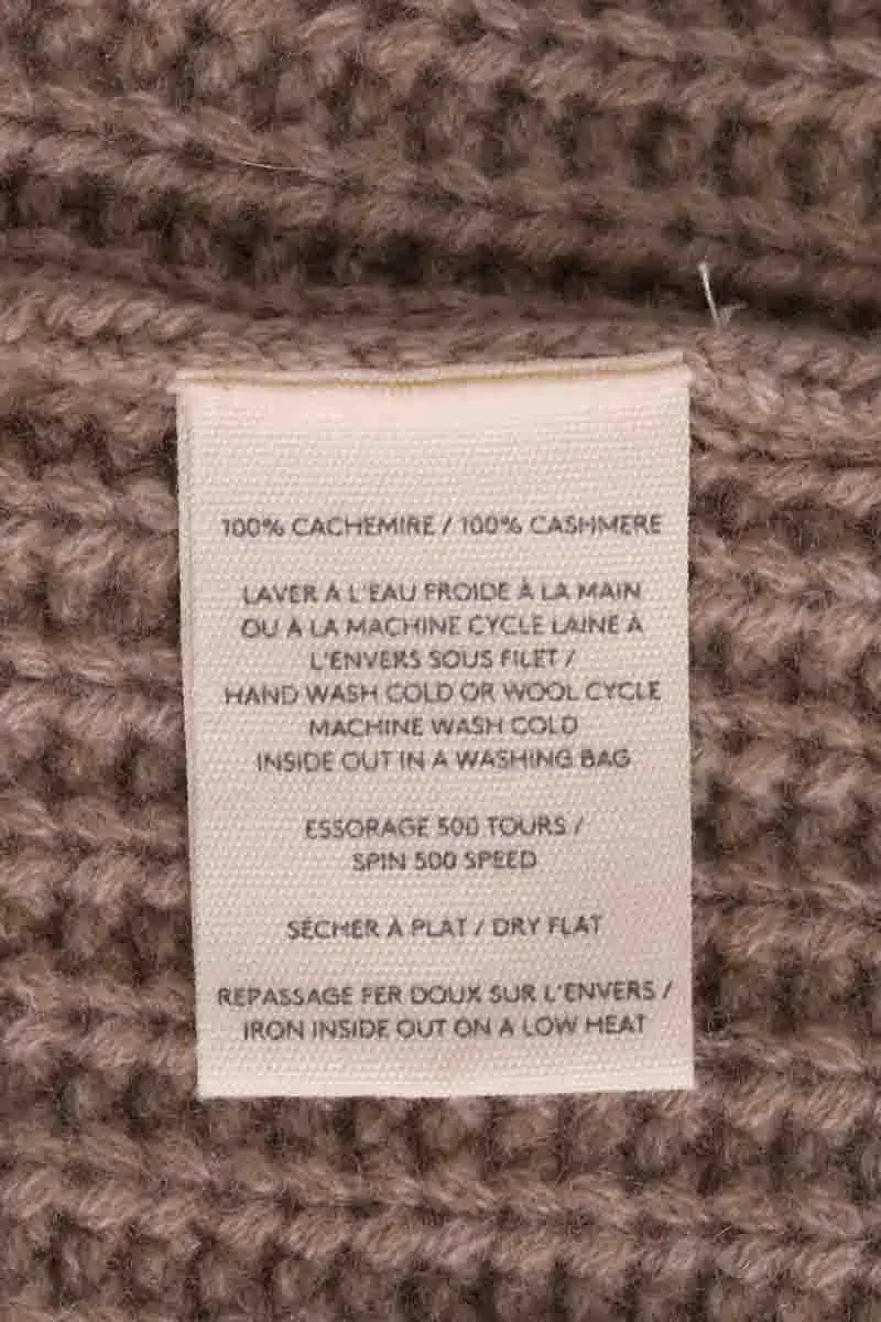 Robe Eric Bompard Beige en Cachemire