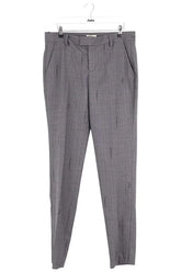 Pantalon droit Zadig & Voltaire Gris en Laine, taille L - Seconde Main