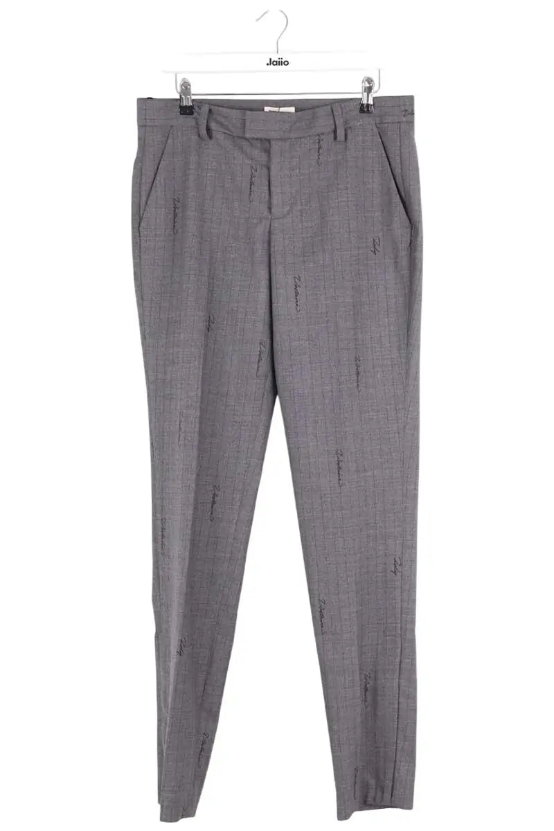 Pantalon droit Zadig & Voltaire Gris en Laine, taille L - Seconde Main