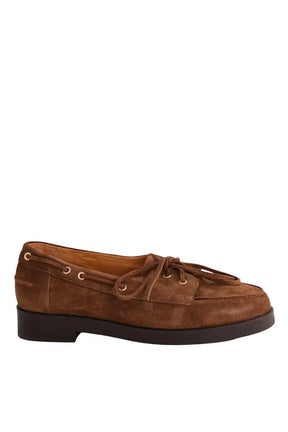 Mocassins Sézane Marron en Daim, taille 39 - Seconde Main