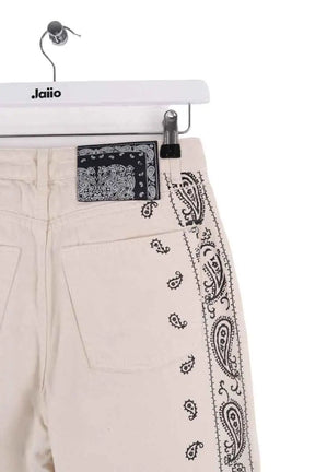 Jean droit Claudie Pierlot Ecru en Coton