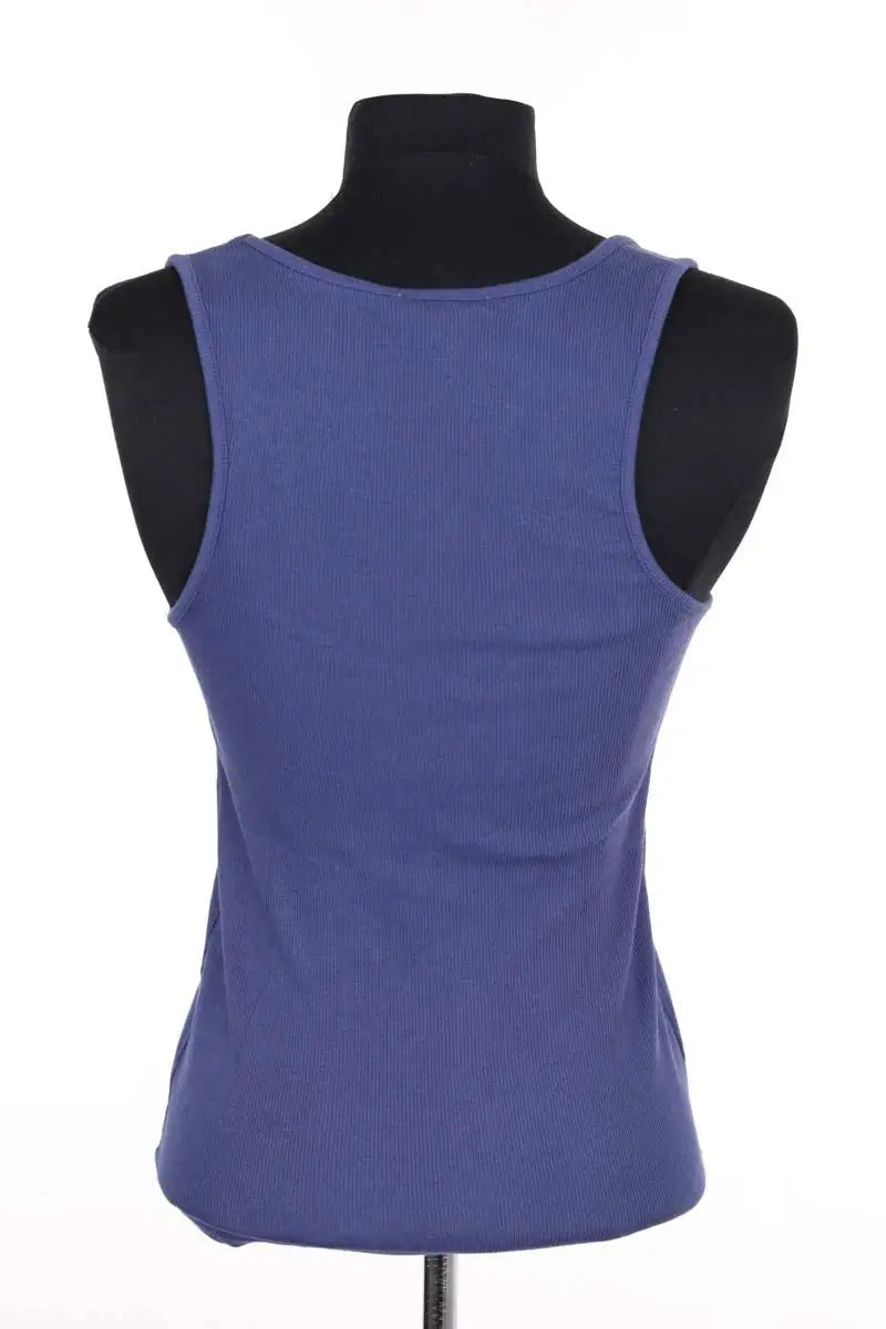 Top Sézane Bleu en Coton