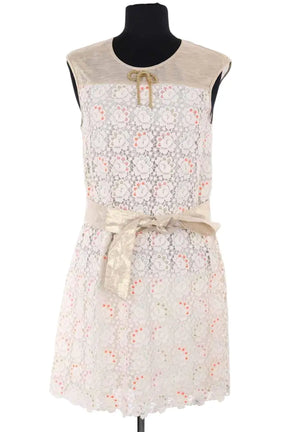 Robe Manoush Doré en Synthétique, taille S - Seconde Main
