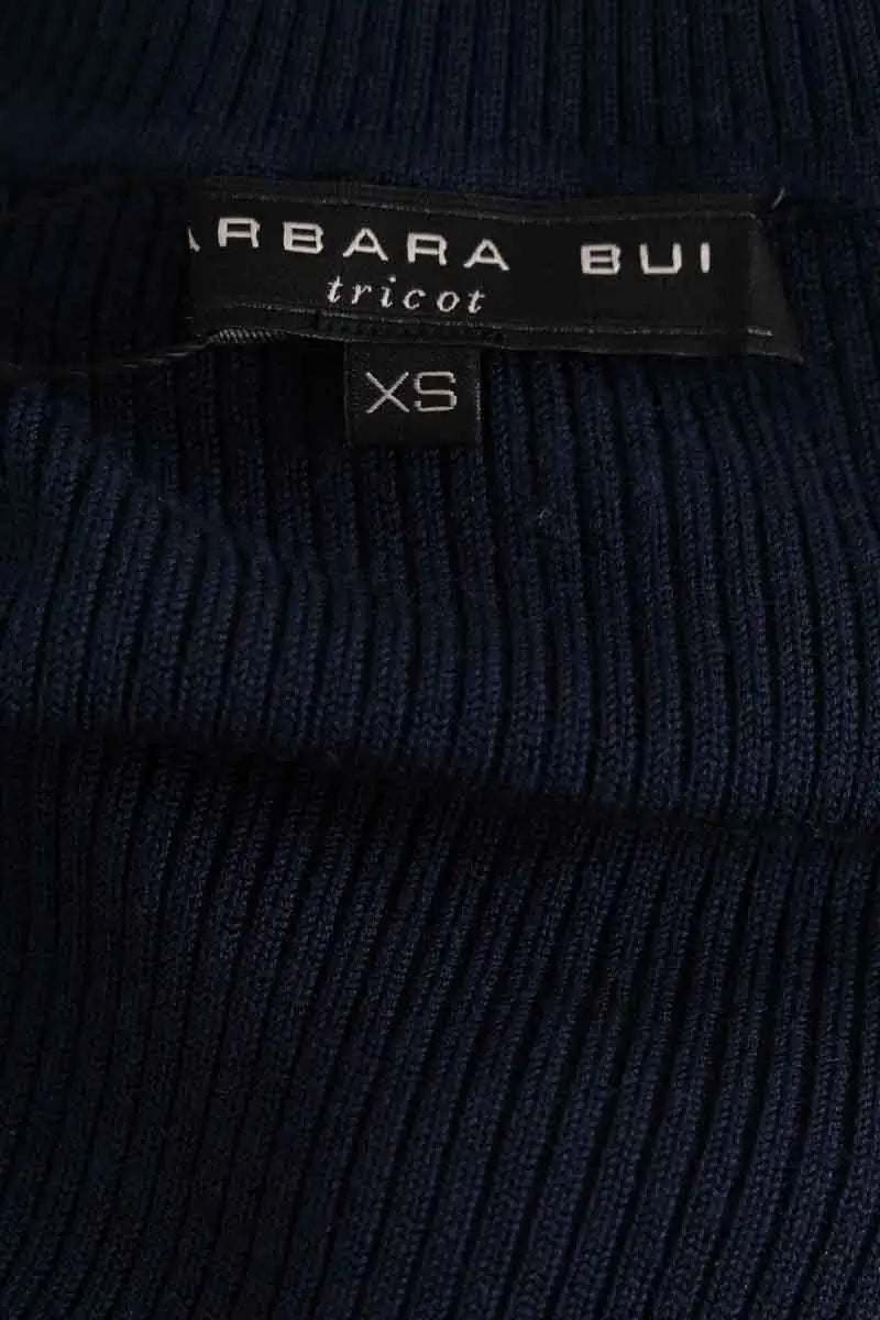 Pull Barbara Bui Bleu en Soie