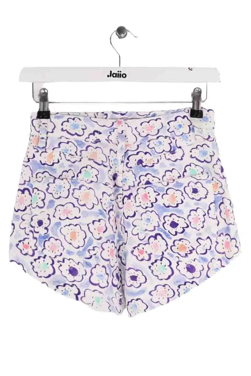 Mini short Alessandra Rich Bleu en Coton
