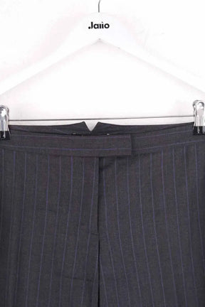 Pantalon droit Theory Anthracite en Laine