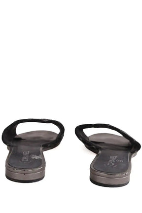 Mules Chanel Noir en Cuir