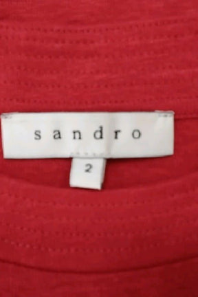 T-shirt Sandro  Rouge