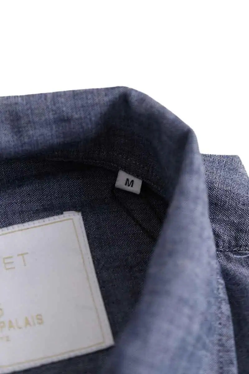 Chemise Figaret Bleu en Coton