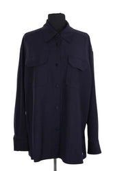 Chemise Pallas Marine en Laine, taille M - Seconde Main