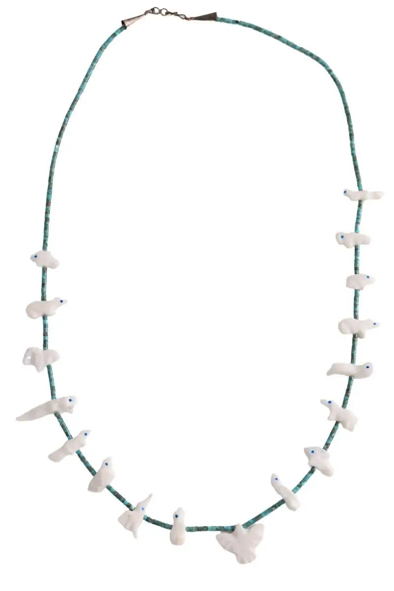 Collier HARPO PARIS Blanc en Tissu