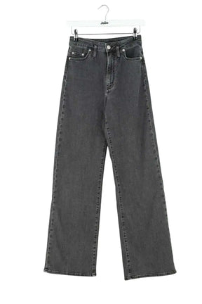 Jean large Maje Noir en Coton, taille S - Seconde Main